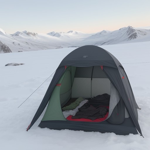 【低体温症】登山のリスクを減らす装備 | 体温を維持する対策法 をイメージした 冬、山 の写真