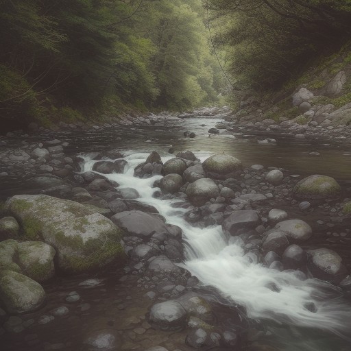 【渓流釣り】潜行方法のコツ | 川の流れに合わせる歩き方 をイメージした 山、川 の写真