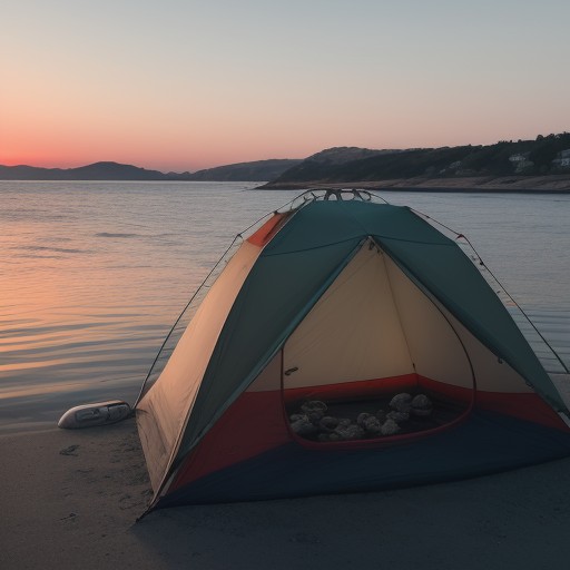 【シーバス】夕まずめの釣りポイント | 潮の流れと狙い方 をイメージした 夕日 の写真