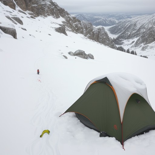 【縦走】コースの選び方 | 初心者が準備すべきルート計画の手順 をイメージした 雪景色 の写真