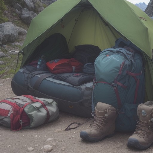 【小屋泊】登山持ち物リスト | 山小屋で過ごすための準備品 をイメージした 山、山、ハイキング、登山道 の写真