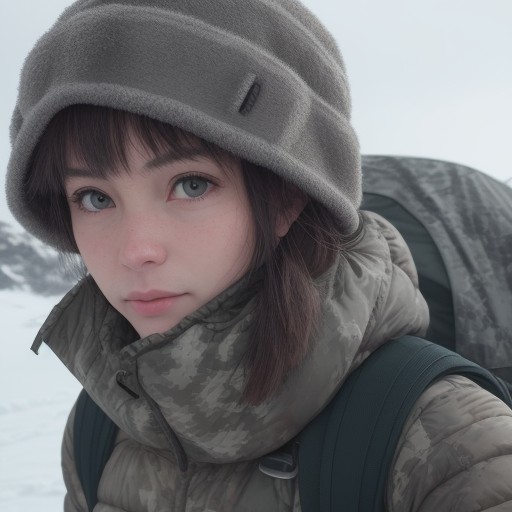 【登山ウエア】おすすめの迷彩柄 | 山での機能性と選び方 をイメージした 冬、山 の写真
