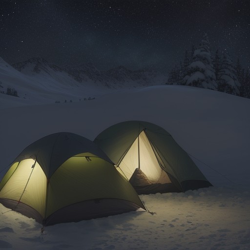 【ナイトハイク】準備すべき装備 | 安全に歩くための注意点 をイメージした 冬、登山道 の写真
