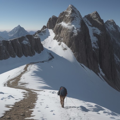 【登山】初心者のペース配分 | 山頂まで歩くためのコツ をイメージした 山、登山道 の写真