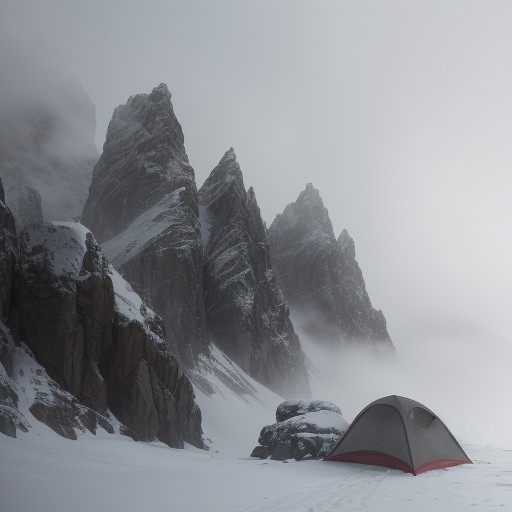 【登山】視界不良のときの歩き方 | 安全な下山の対処法 をイメージした 山 の写真