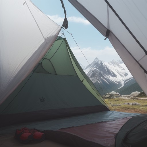 【登山用ギア】結露を防ぐ道具選び | 朝のテント内で役立つ対策法 をイメージした 山 の写真
