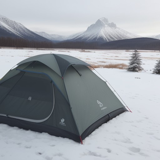 【冬山】テント内の結露を防ぐ方法 | 快適に過ごすための対策とコツ をイメージした 冬、山、冬 の写真