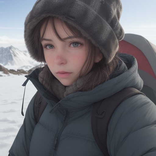【登山】稜線の気温低下に備える | 服装を変えるタイミングと注意点 をイメージした 冬、山、稜線、冬 の写真