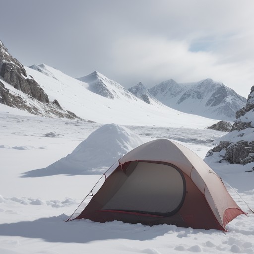 【低体温症】登山の体温回復方法 | 体温を上げるための具体的な手順 をイメージした 冬、山 の写真