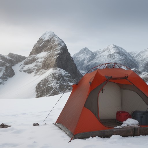 【登山用アイゼン】錆落としの手順 | 冬山登山の道具メンテナンス方法 をイメージした 冬、雪景色、山 の写真