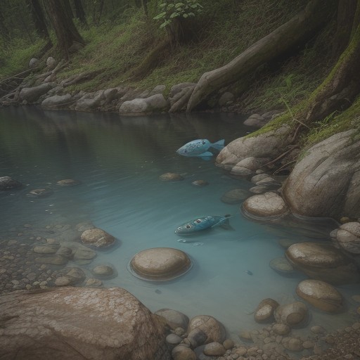 【川の水色】水色の見分け方 | 釣りポイントを探すコツ をイメージした 川 の写真