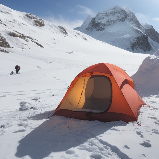 【雪崩】登山の停滞判断 | 安全なルート選びとリスク管理 をイメージした 雪景色、山、雪景色 の写真