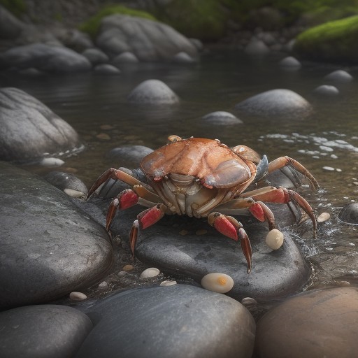 【サワガニ】種類による見分け方 | 川で見つけるポイント をイメージした 川 の写真