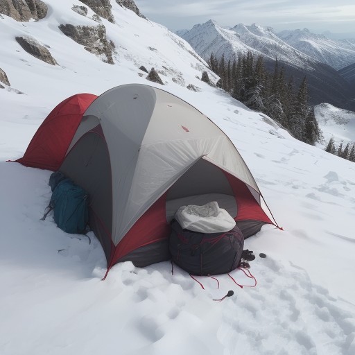 【低体温症】登山の危険なサイン | 体の状態と対処法を解説 をイメージした 山、冬 の写真