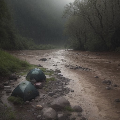 【増水】川の音の変化 | 危険を知らせるサインと判断基準 をイメージした 川 の写真