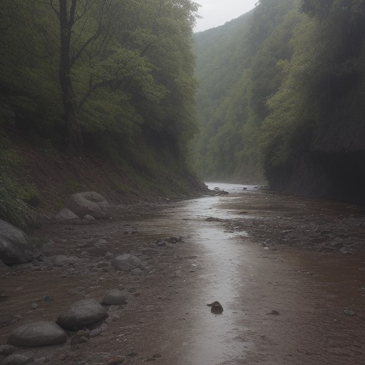 【川の増水】安全な脱出ルート | 現場での判断基準と抜け方 をイメージした 川 の写真