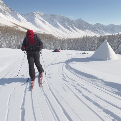 【ウィンタースポーツ】初心者が転倒を防ぐコツ | 雪山での滑り方と体の動かし方 をイメージした 冬、雪景色、冬 の写真