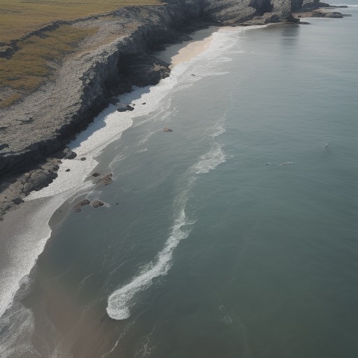 【潮の流れ】危険な場所の避け方 | 海での安全な釣り対策 をイメージした自然風景の写真