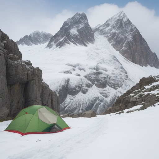 【登山】初夏の山歩きにおすすめのエリア | 北アルプスの登山ルート をイメージした 夏、雪景色、雪景色、山、松林 の写真
