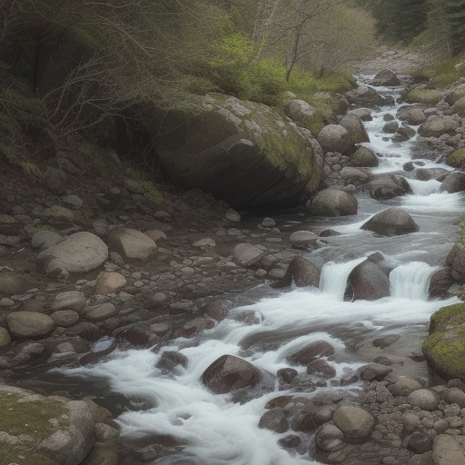 【渓流釣り】魚が潜むポイント | 川の流れと地形の見極め方 をイメージした 山、川 の写真