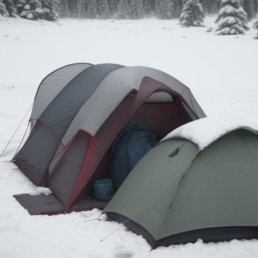 【低体温症】登山の濡れた服への対策 | 正しい着替えの手順と方法 をイメージした 山、冬 の写真