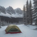 【登山用シュラフ】コンパクトにまとめる収納方法 | パッキングのコツ をイメージした 広角の風景、山 の写真