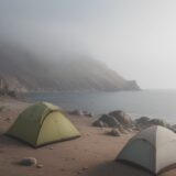 【海霧】遭難を防ぐためのサイン | 危険な予兆と対処法 をイメージした 広角の風景 の写真