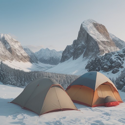 【登山ウェア】冬の山での防寒対策 | 重ね着の組み合わせと選び方 をイメージした 広角の風景、山、山、冬 の写真