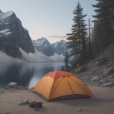 【登山ギア】正しい保管方法 | 長く使うためのメンテナンス手順 をイメージした 広角の風景、山 の写真