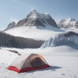 【冬山】霜降りの意味と見分け方 | 雪山での安全な歩き方 をイメージした 広角の風景、山、冬、山、雪景色、ハイキング の写真