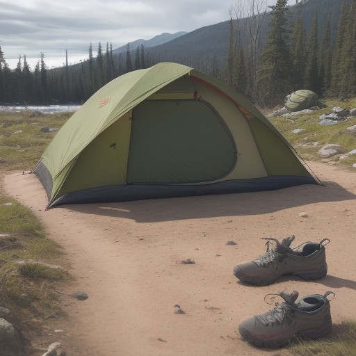 【登山シューズ】泥落とし道具の作り方 | 汚れを落とす自作ツール をイメージした 広角の風景、ハイキング の写真
