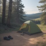 【アウトドアシューズ】泥落としのタイミング | 正しい手入れの方法 をイメージした 広角の風景 の写真