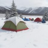 【ウィンタースポーツ】装備の濡れを防ぐ方法 | 雪山でのライフハック をイメージした 広角の風景、冬、山、雪景色 の写真