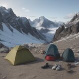 【登山道具】メンテナンス用品セットで靴とウェアを | 長く使うための手入れ方法 をイメージした 広角の風景、山 の写真