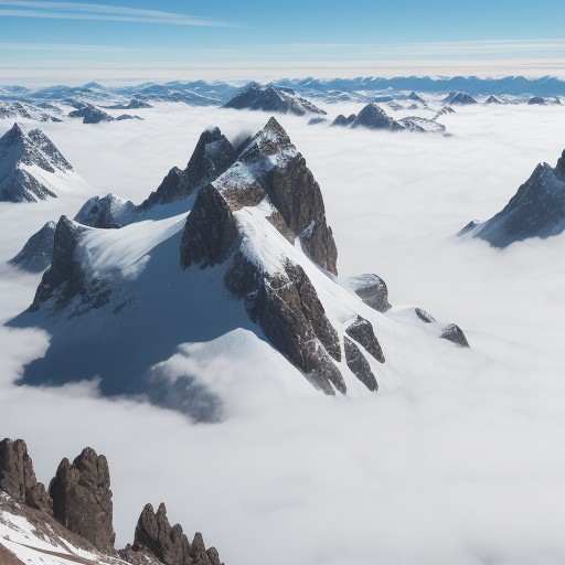 【登山】稜線から見る雲海の撮り方 | カメラの設定とコツ をイメージした 広角の風景、山、稜線 の写真