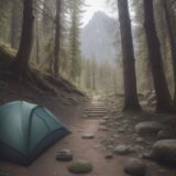 【登山ザック】内部の汚れを落とす洗い方 | 正しい手順と注意点 をイメージした 広角の風景、ハイキング の写真