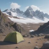 【登山】初心者が知っておきたい登山口での挨拶 | マナーと習慣について をイメージした 広角の風景、山、登山道 の写真