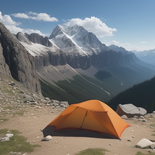 【山歩き】真夏の登山で役立つ暑さ対策 | おすすめの装備と注意点 をイメージした 広角の風景、ハイキング、山、夏 の写真