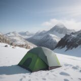 【登山】稜線の風への対策 | おすすめのウェア重ね着方法 をイメージした 広角の風景、山、稜線 の写真