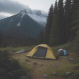 【毒草】山で触れてしまった時の対処法 | 正しい応急処置の手順 をイメージした 広角の風景、山 の写真