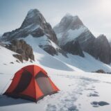 【登山】風向きによる体感温度の変化 | 山行時の注意点と対策 をイメージした 広角の風景、山 の写真