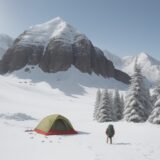【登山】稜線の歩き方 | 停滞時間を短くするコツ をイメージした 広角の風景、山、稜線 の写真