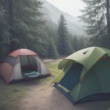 【キャンプ】救急用品の選び方 | 持っていく物の優先順位 をイメージした 広角の風景 の写真