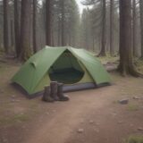 【登山シューズ】泥汚れを防ぐ方法 | おすすめの対策グッズと手入れの手順 をイメージした 広角の風景、ハイキング の写真
