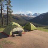 【キャンプクッカー】炊飯に向く選び方 | おすすめの道具と使い方 をイメージした 広角の風景 の写真