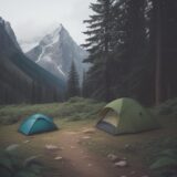 【毒草】山で触れたときの対処法 | 正しい洗い方と注意点 をイメージした 広角の風景、山 の写真