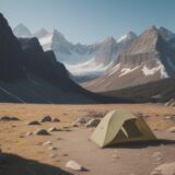【登山】稜線を歩くルート | 忘れ物を防ぐ持ち物リスト をイメージした 広角の風景、稜線 の写真