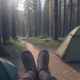 【登山靴】初夏の山歩きに合う選び方 | 足元の快適さを保つポイント をイメージした 広角の風景、ハイキング、夏 の写真