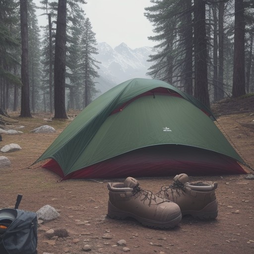 【登山シューズ】手入れに必要な道具セット | 長く使うための基本の手順 をイメージした 広角の風景、ハイキング の写真