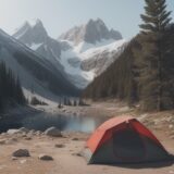 【登山】気温と湿度の変化に合わせる | 山行での服装選びのコツ をイメージした 広角の風景、山 の写真